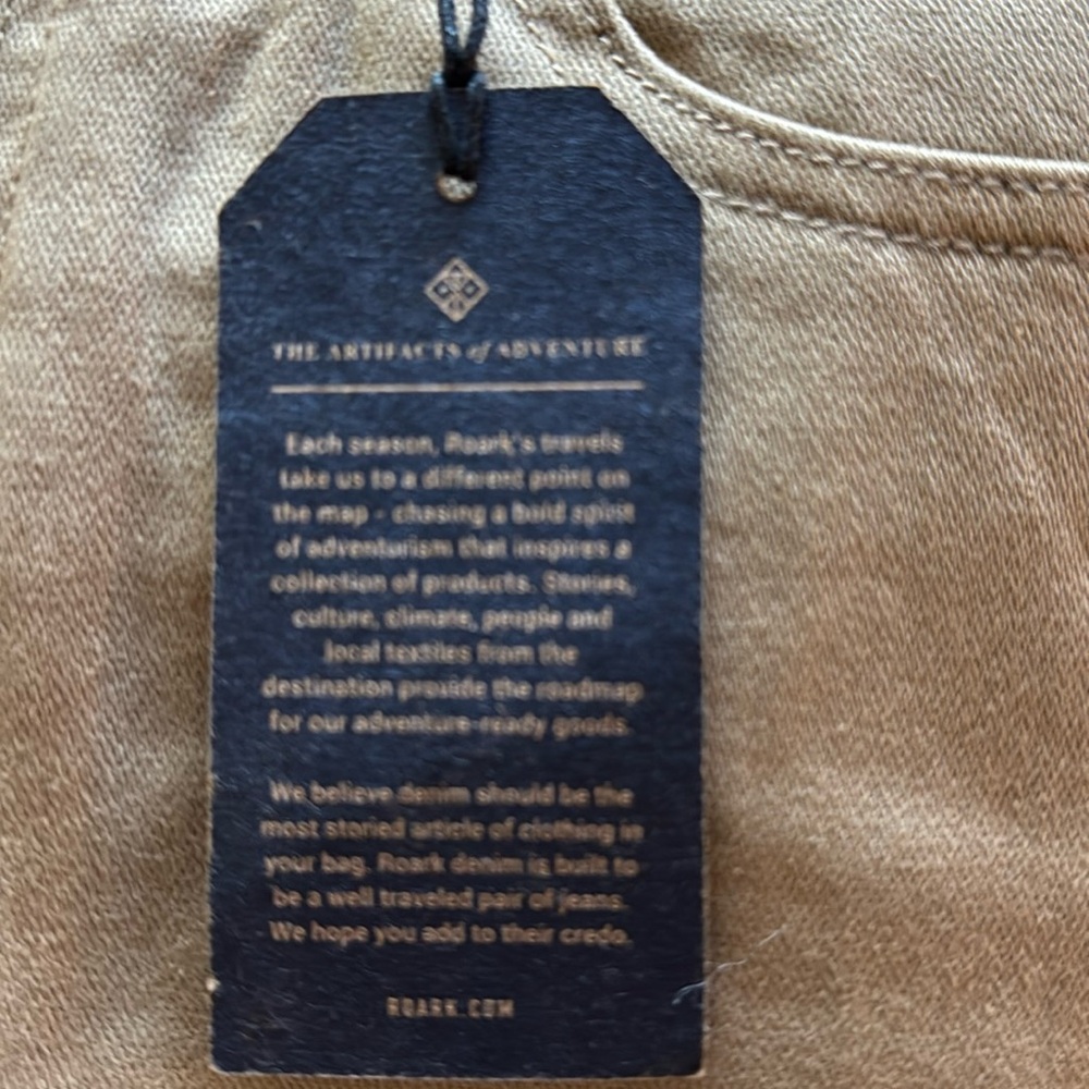 Roark 32” x 32” men’s Highway 128 Street fit jeans. Brand new never worn.